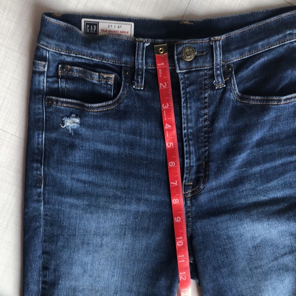 Gap jeans skinny jegging size 4 sky high rise bundle of 2 EUC - Picture 4 of 9